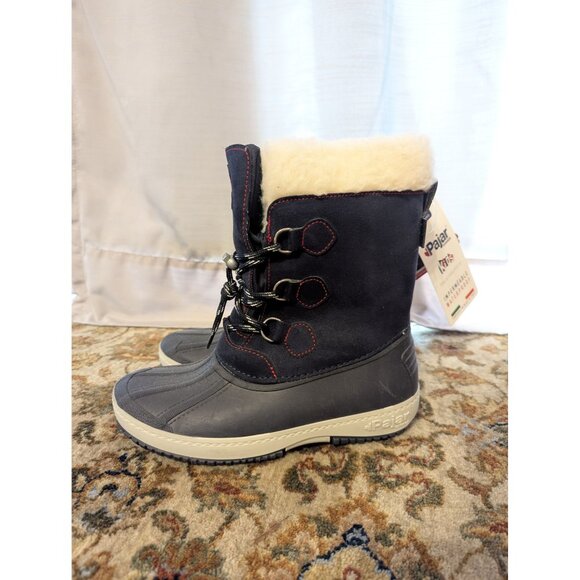 Pajar Canada Marcel Kids (US 4Y) Boots Blue Winter Waterproof - Picture 1 of 6